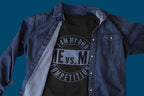 ME VS ME Motivational T-Shirt, Black, I Am My Own Competition Design