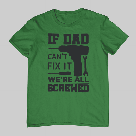 If Dad Can't Fixed Funny Youth Short Sleeve T-Shirt